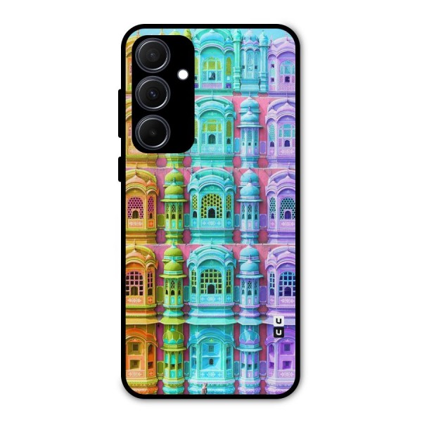 Fancy Architecture Metal Back Case for Galaxy A35