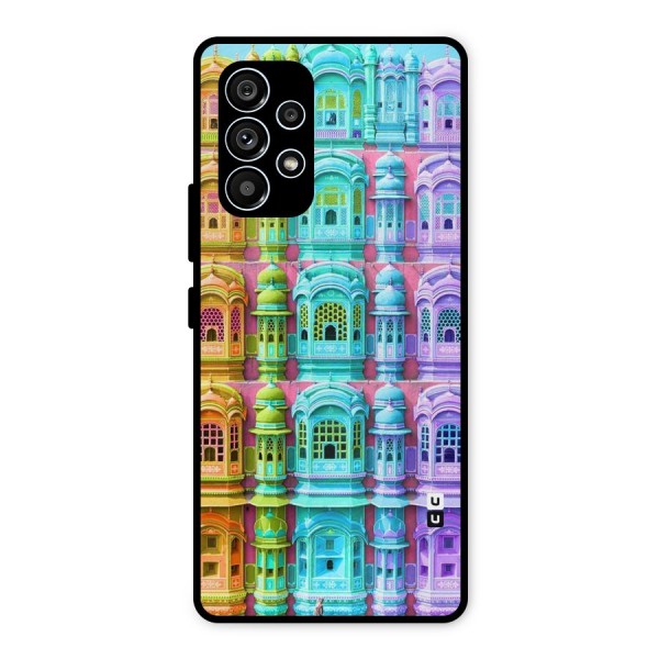 Fancy Architecture Metal Back Case for Galaxy A53 5G