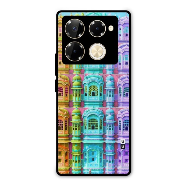 Fancy Architecture Metal Back Case for Infinix Note 40 Pro Plus