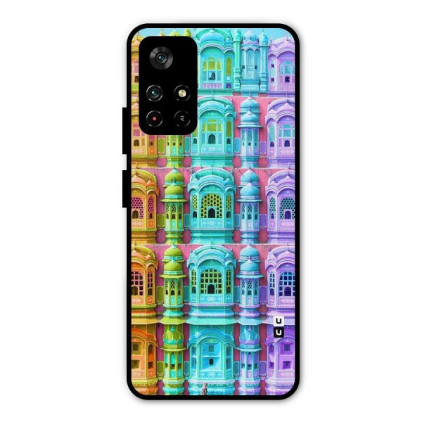 Fancy Architecture Metal Back Case for Poco M4 Pro 5G