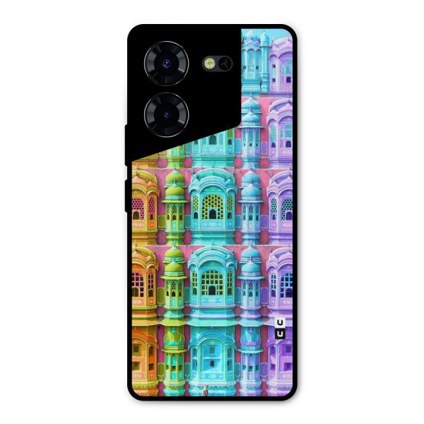 Fancy Architecture Metal Back Case for Tecno Pova 5 Pro 5G