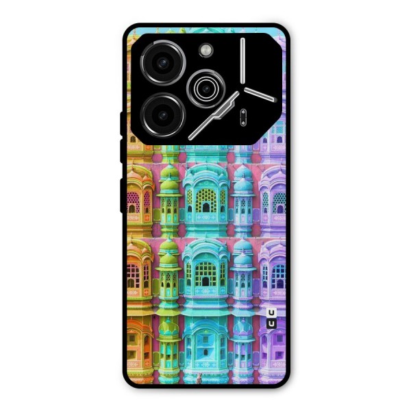 Fancy Architecture Metal Back Case for Tecno Pova 6 Pro