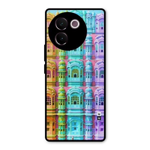 Fancy Architecture Metal Back Case for Vivo V30e