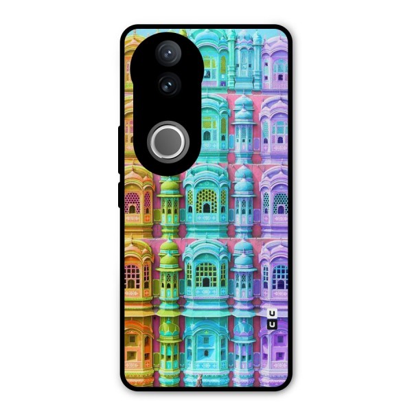 Fancy Architecture Metal Back Case for Vivo V50e