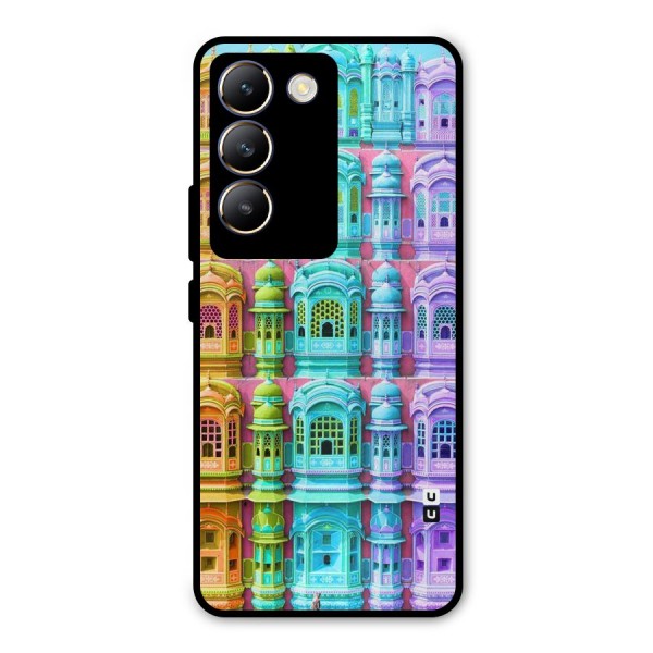 Fancy Architecture Metal Back Case for Vivo Y200e