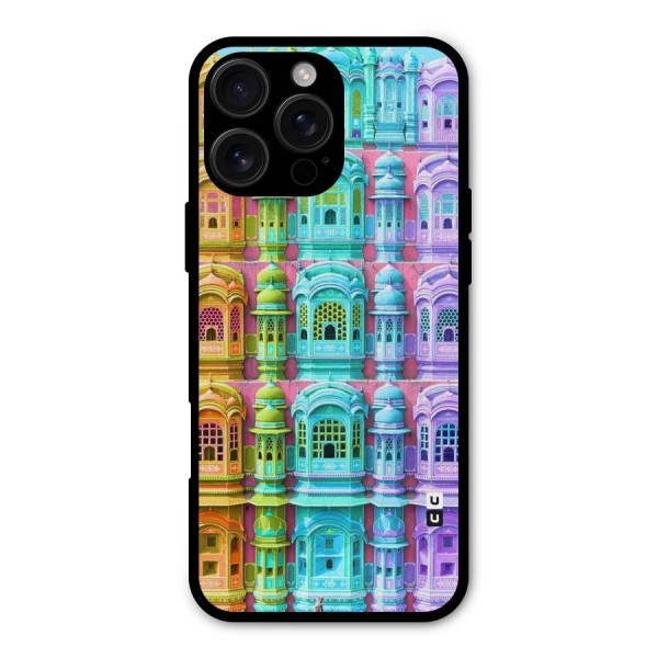 Fancy Architecture Metal Back Case for iPhone 16 Pro Max