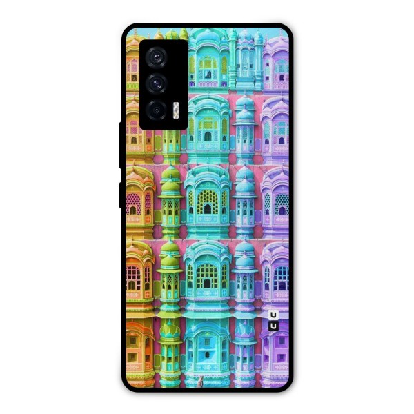 Fancy Architecture Metal Back Case for iQOO 7 5G