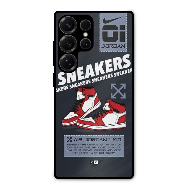 Fantastic Air Shoes Metal Back Case for Galaxy S25 Ultra