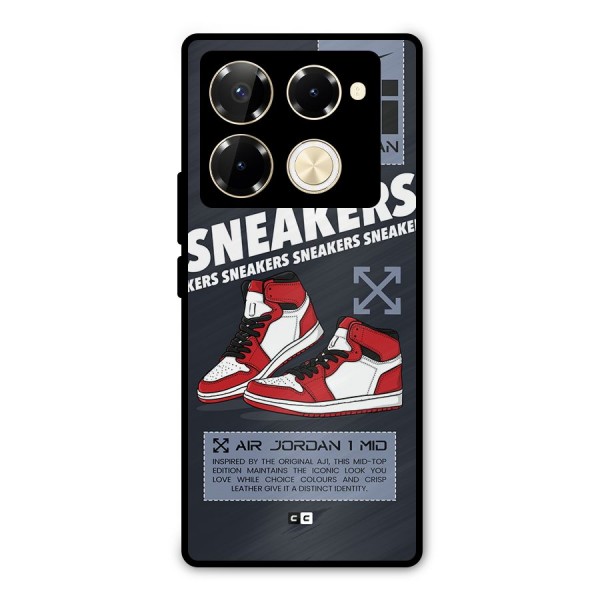 Fantastic Air Shoes Metal Back Case for Infinix Note 40 Pro Plus