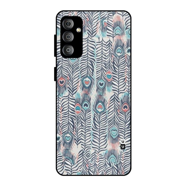 Feather Art Metal Back Case for Galaxy F23