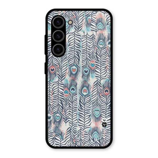 Feather Art Metal Back Case for Galaxy S23