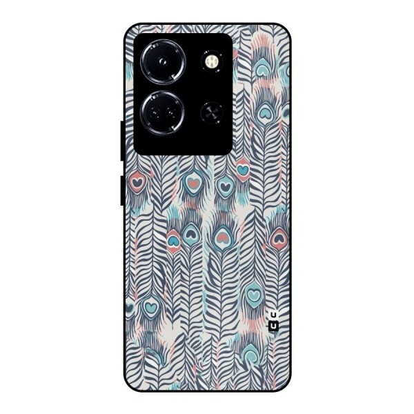 Feather Art Metal Back Case for Infinix Note 30 5G