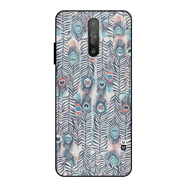 Feather Art Metal Back Case for Poco X2
