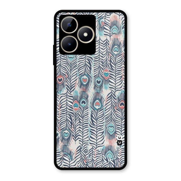 Feather Art Metal Back Case for Realme Narzo N53