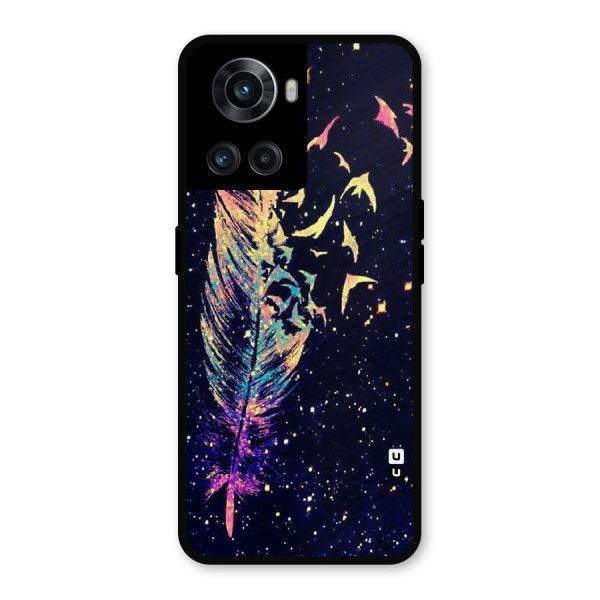 Feather Bird Fly Metal Back Case for OnePlus 10R