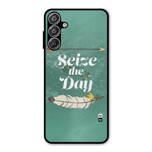 Feather Seize Metal Back Case for Galaxy F15