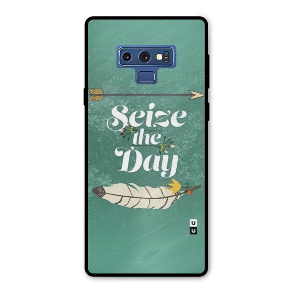 Feather Seize Metal Back Case for Galaxy Note 9