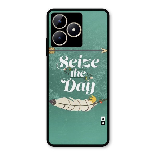 Feather Seize Metal Back Case for Realme C53