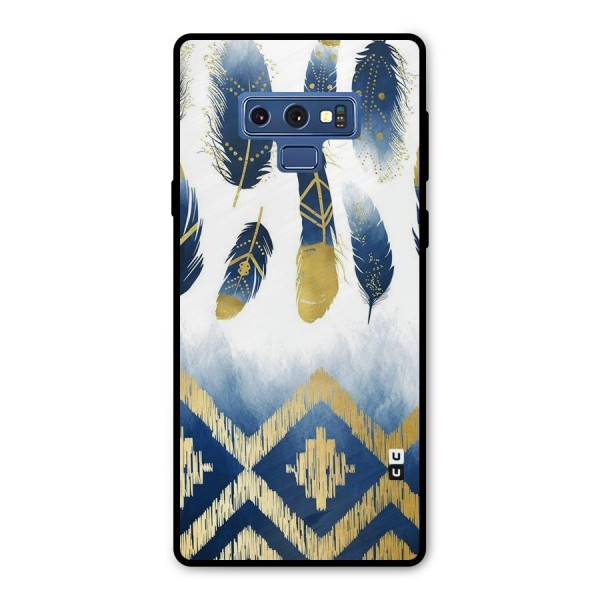 Feathers Beauty Metal Back Case for Galaxy Note 9