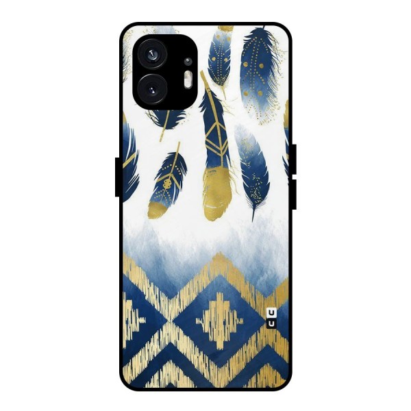 Feathers Beauty Metal Back Case for Nothing Phone 2