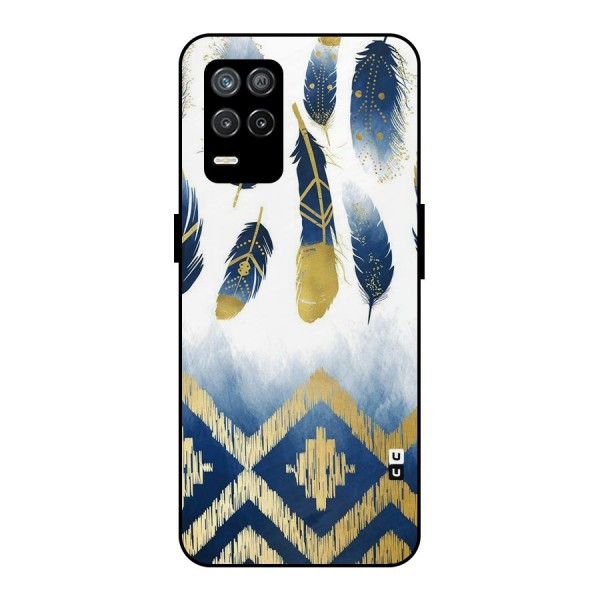 Feathers Beauty Metal Back Case for Realme 9 5G
