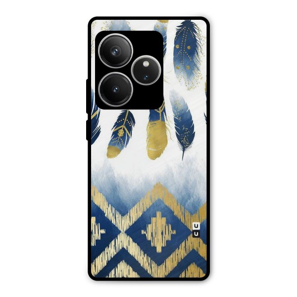Feathers Beauty Metal Back Case for Realme GT 6