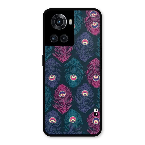 Feathers Patterns Metal Back Case for OnePlus 10R