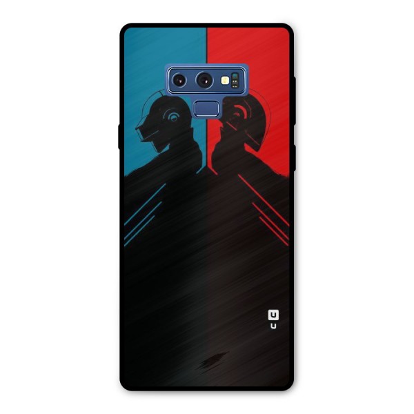 Fight Colours Metal Back Case for Galaxy Note 9