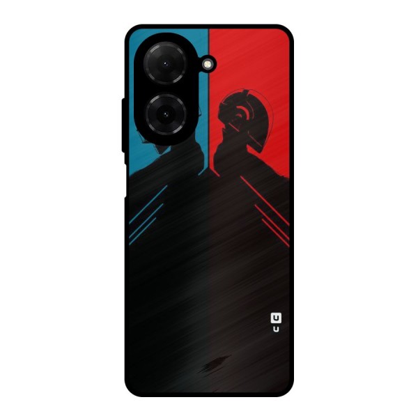 Fight Colours Metal Back Case for Poco C71