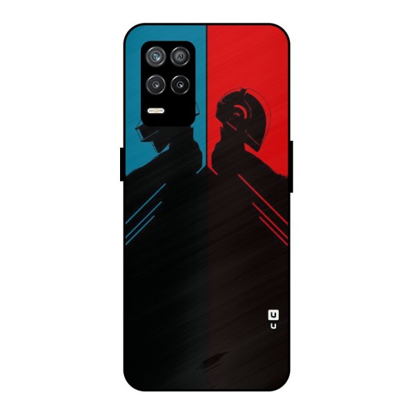 Fight Colours Metal Back Case for Realme 9 5G