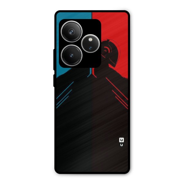 Fight Colours Metal Back Case for Realme GT 6
