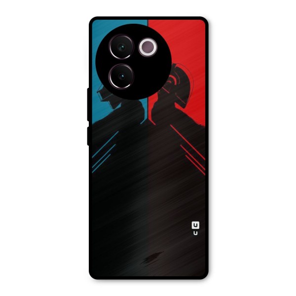 Fight Colours Metal Back Case for Vivo V30e