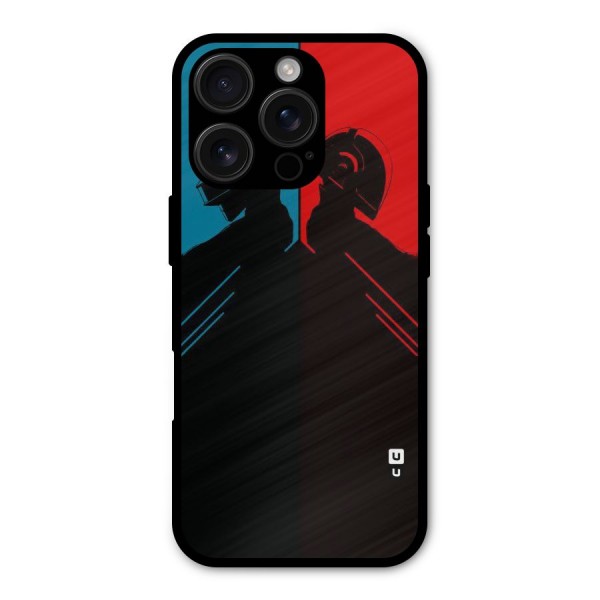 Fight Colours Metal Back Case for iPhone 16 Pro