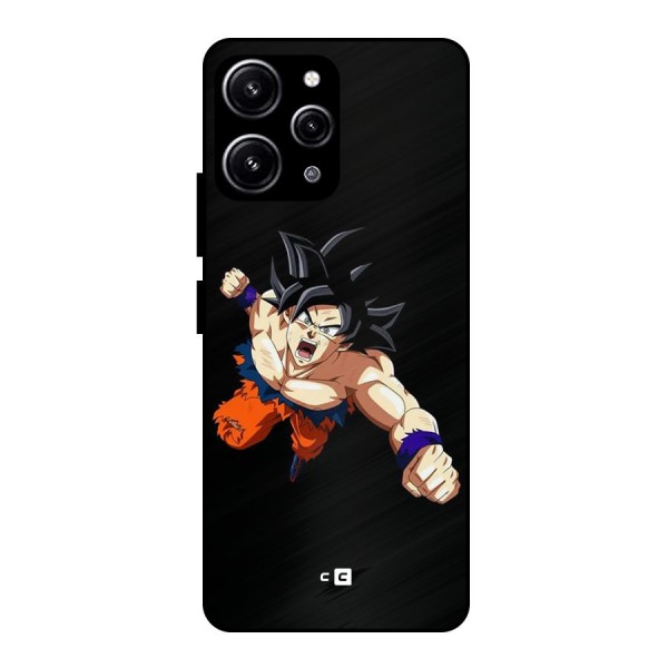 Fighting Goku Glass Back Case for Redmi 12 4G