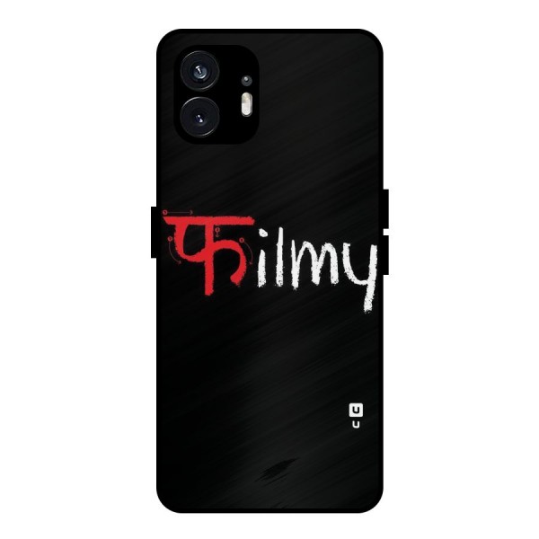 Filmy Metal Back Case for Nothing Phone 2