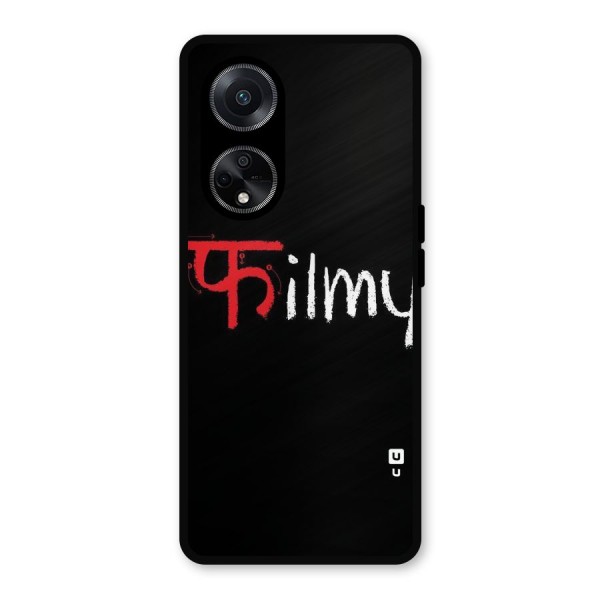 Filmy Metal Back Case for Oppo F23