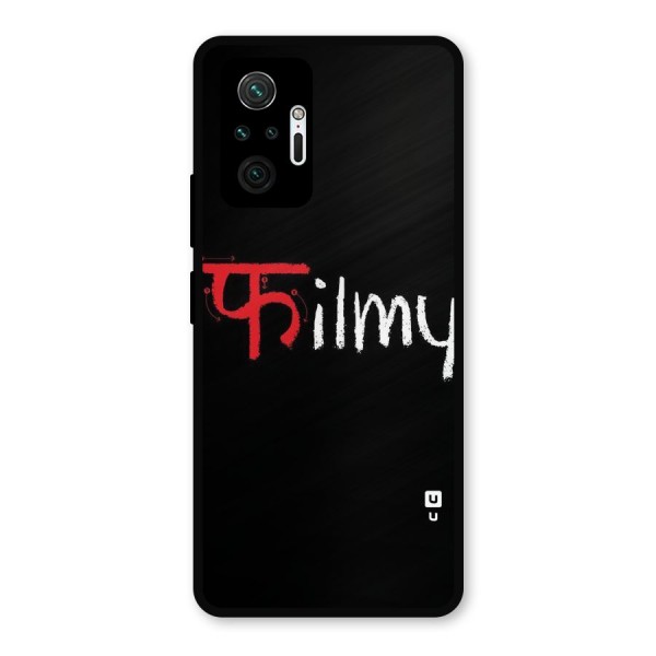 Filmy Metal Back Case for Redmi Note 10 Pro Max