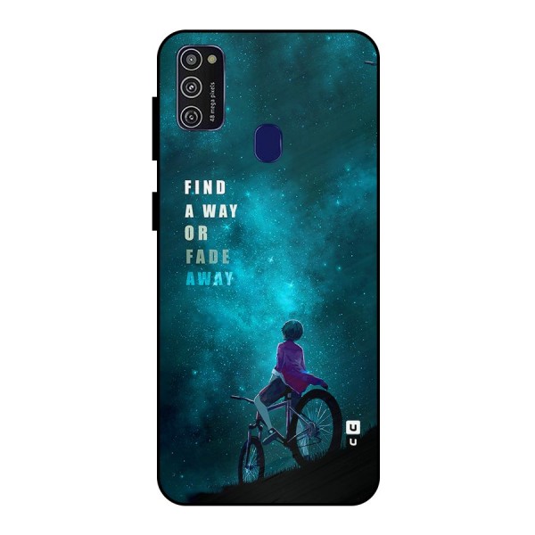 Find Your Way Metal Back Case for Galaxy M30s