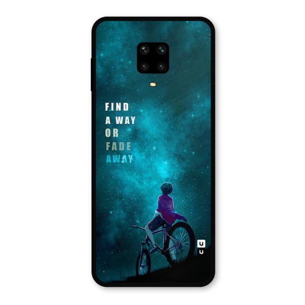 Find Your Way Metal Back Case for Redmi Note 9 Pro Max