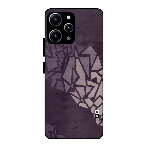 Fine Abstract Glass Back Case for Redmi 12 4G