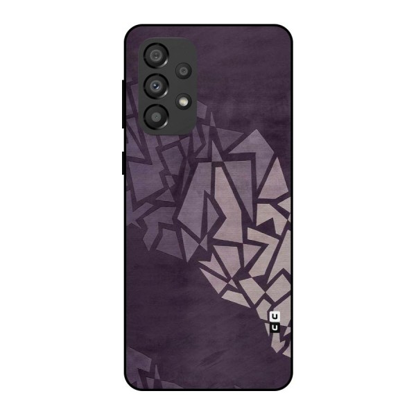 Fine Abstract Metal Back Case for Galaxy A33 5G