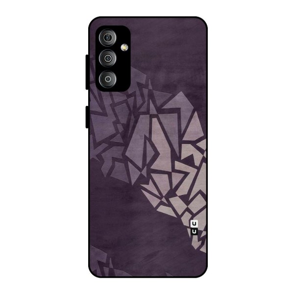 Fine Abstract Metal Back Case for Galaxy F23