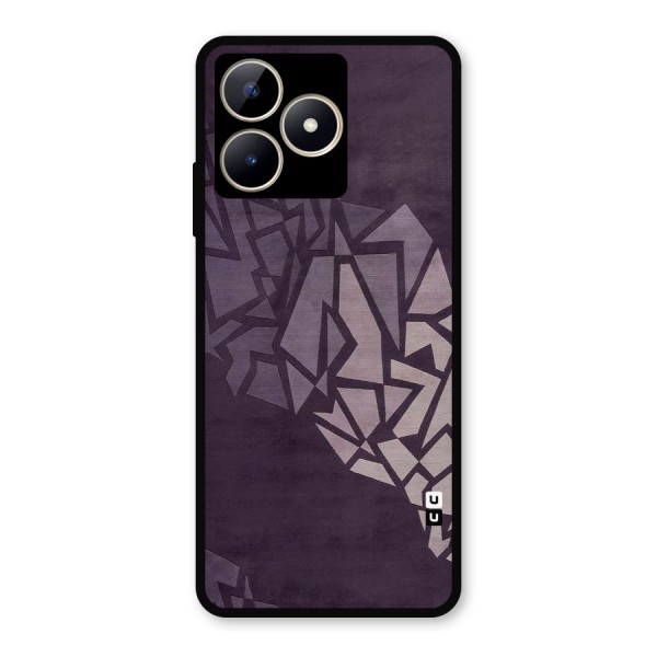 Fine Abstract Metal Back Case for Realme C53