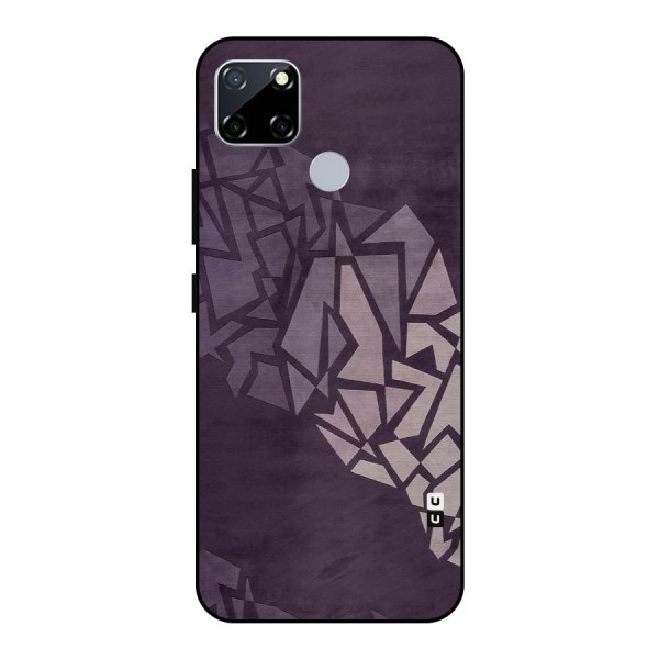 Fine Abstract Metal Back Case for Realme Narzo 30A