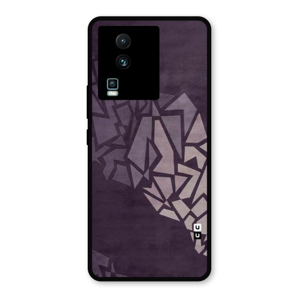 Fine Abstract Metal Back Case for iQOO Neo 7 Pro