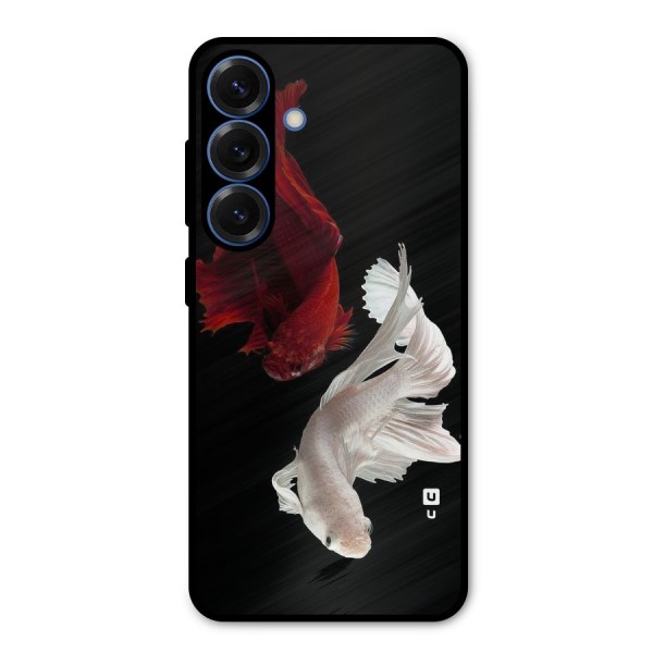 Fish Design Metal Back Case for Galaxy S25