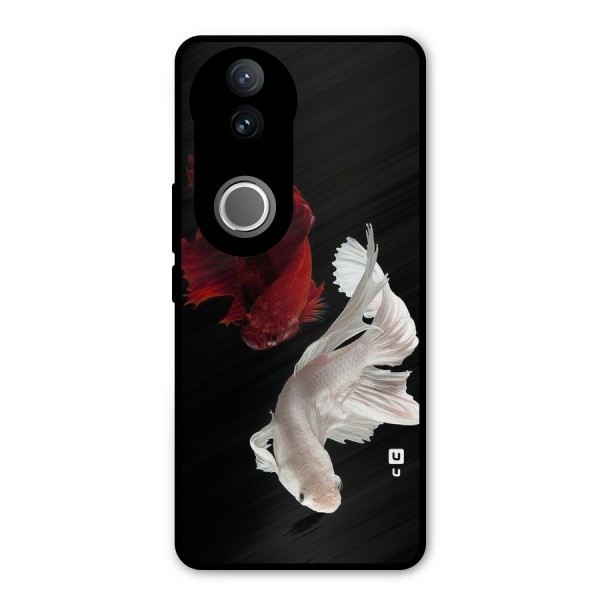 Fish Design Metal Back Case for Vivo V50e