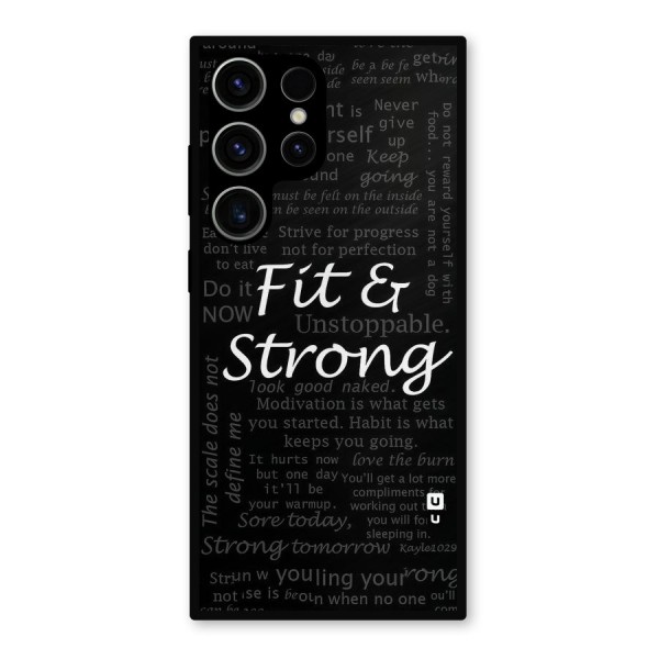 Fit And Strong Metal Back Case for Galaxy S23 Ultra