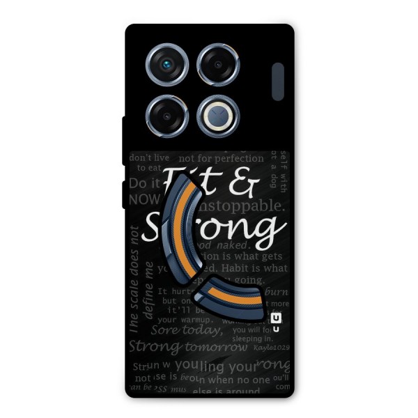 Fit And Strong Metal Back Case for Infinix GT 20 Pro
