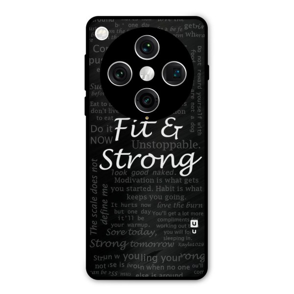 Fit And Strong Metal Back Case for Oppo Find X8 Pro